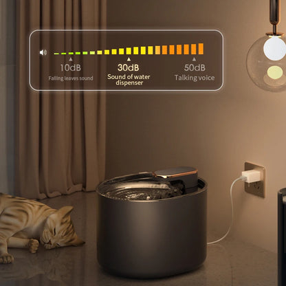 HydraGlow Motion Fountain – Smart, Silent, and Always Fresh for Your Pet